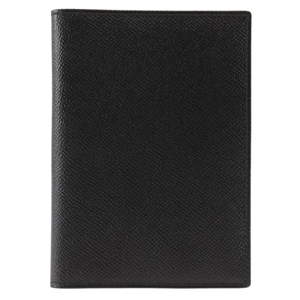 Bvlgari Leather Black Notebook Cover
